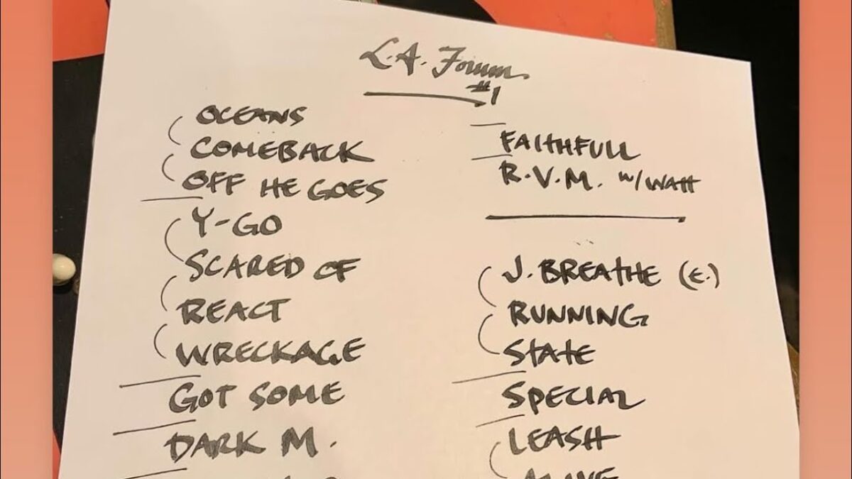 Pearl Jam “Oceans” 05/21/24 The Forum, Los Angeles, CA
