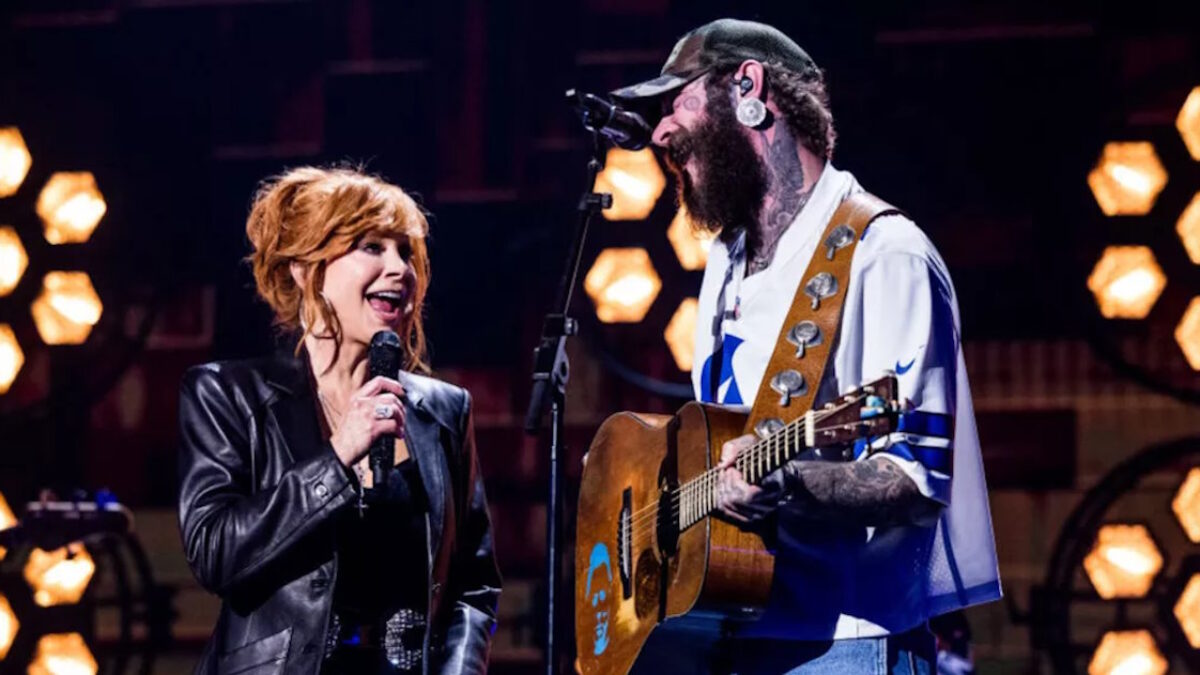 Watch Reba McEntire Recruit Post Malone For Impromptu Dickey Betts Tribute At ACM Awards