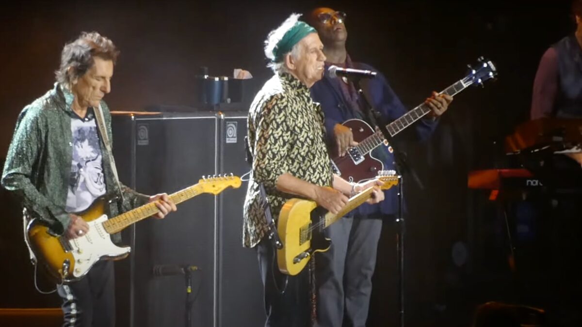 Keith Richards Leads Rolling Stones Through Debut Of 'Hackney Diamonds' Cut At MetLife Stadium