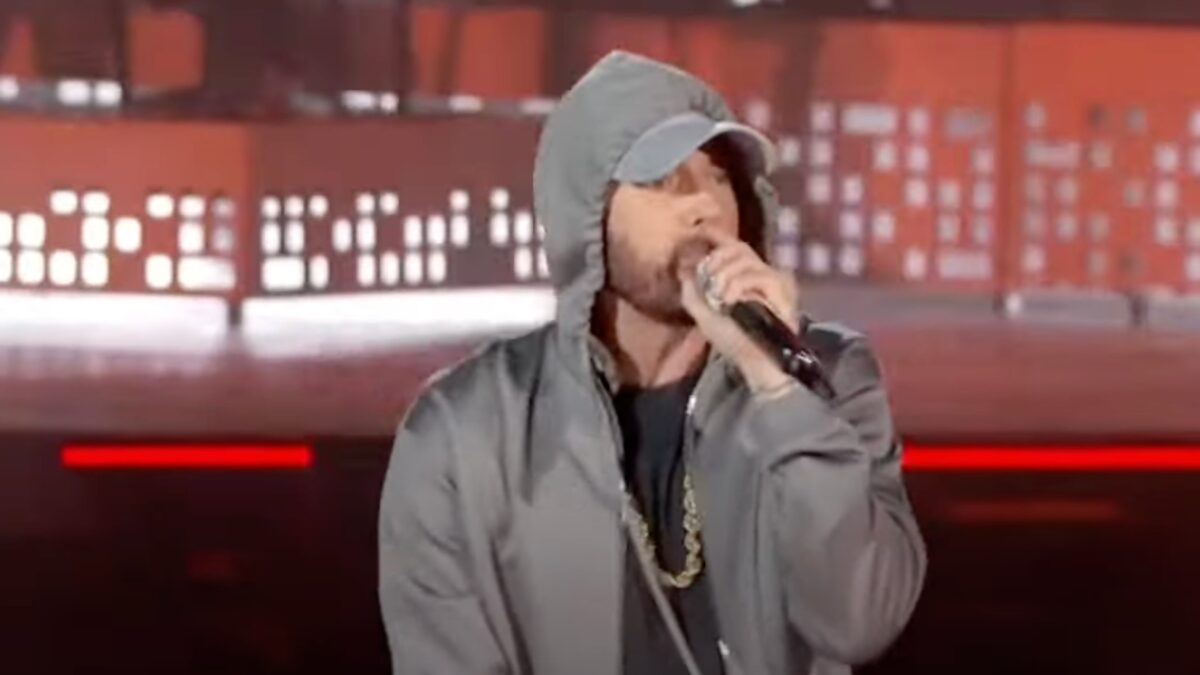 Eminem Headlines Michigan Central Station Reopening Concert With Surprise Set