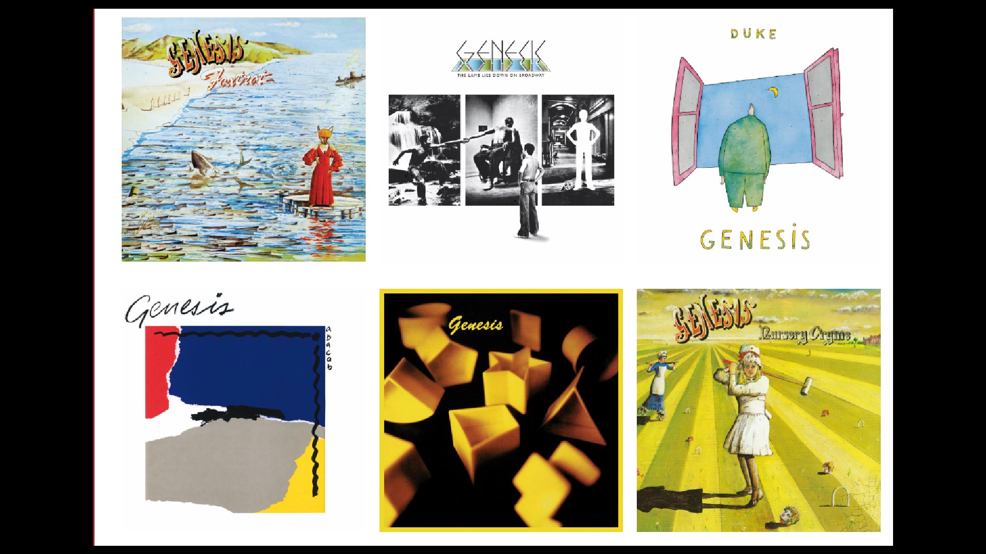 Genesis Plots Vinyl Reissue Of 13 Studio Albums
