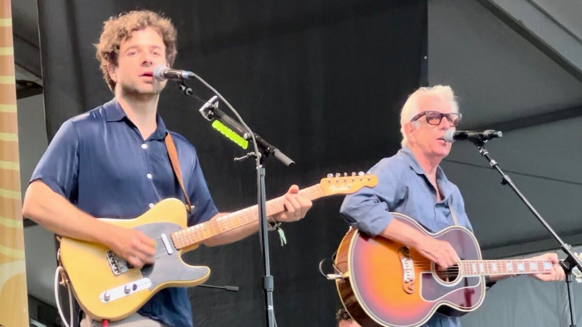 Nick Lowe and Dawes “So It Goes” Live at Newport Folk Festival July 28, 2024