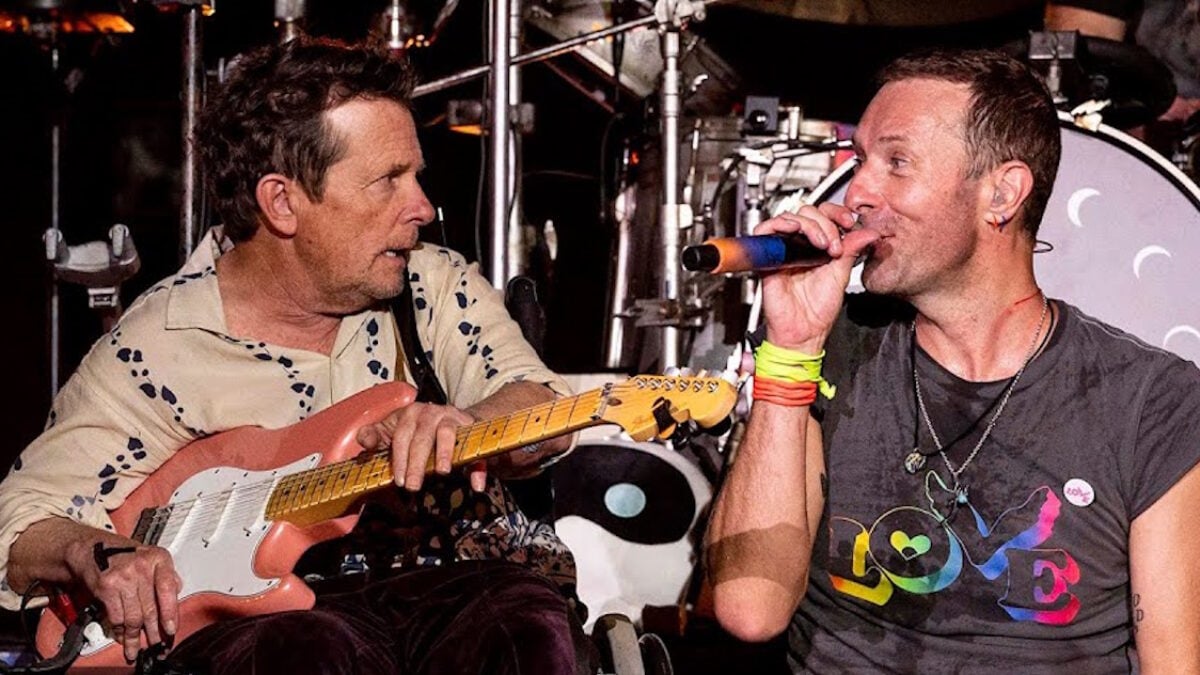 Watch Michael J. Fox Perform With Coldplay At Glastonbury