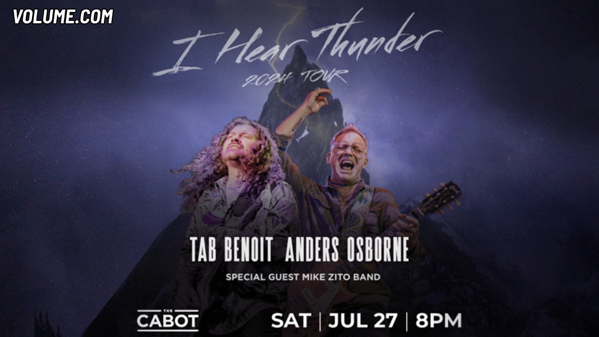 Tab Benoit, Anders Osborne & Mike Zito Free Livestream On Volume.com