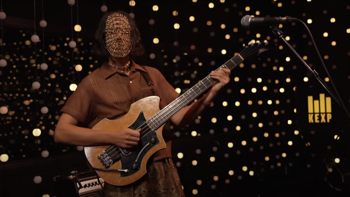 Masked Melbourne Trio Glass Beams Bring Sparkling Performance To KEXP
