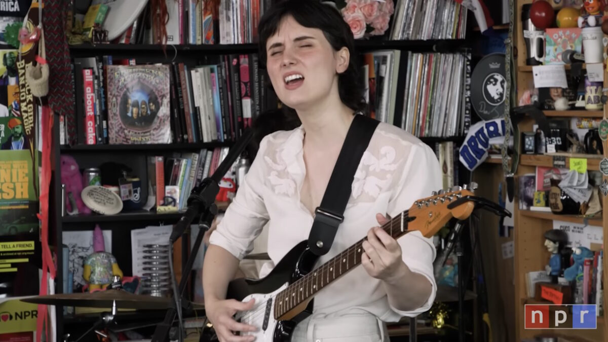 Katy Kirby Plucks ‘Blue Raspberry’ Tunes & More For NPR ‘Tiny Desk Concert’
