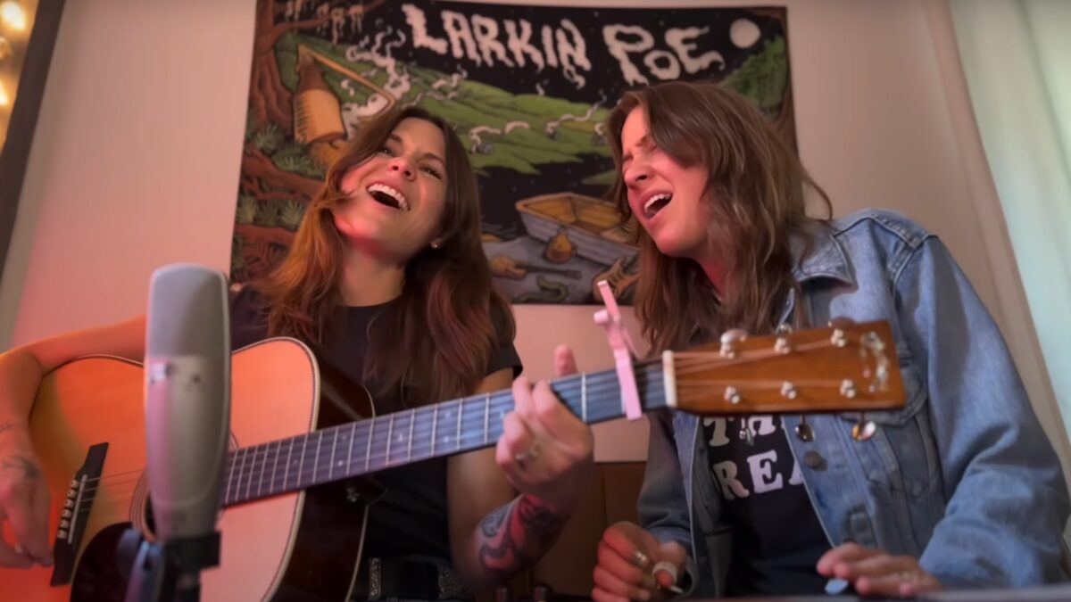 Watch Larkin Poe Wail On Aerosmith’s ‘Cryin’