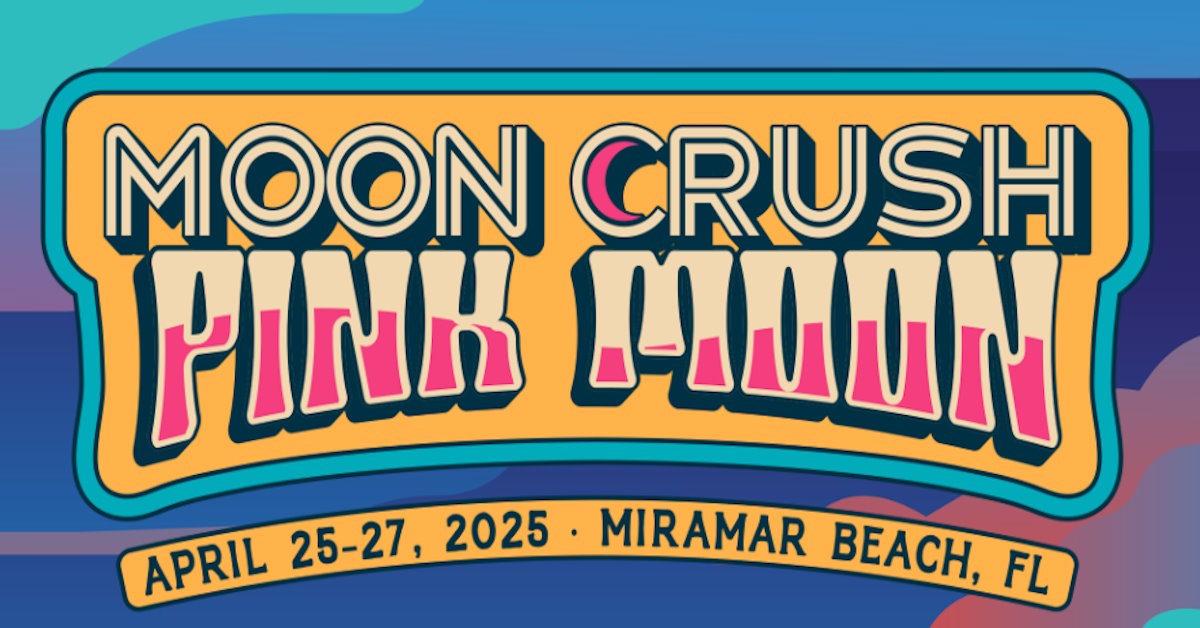Moon Crush Pink Moon Logo 2025