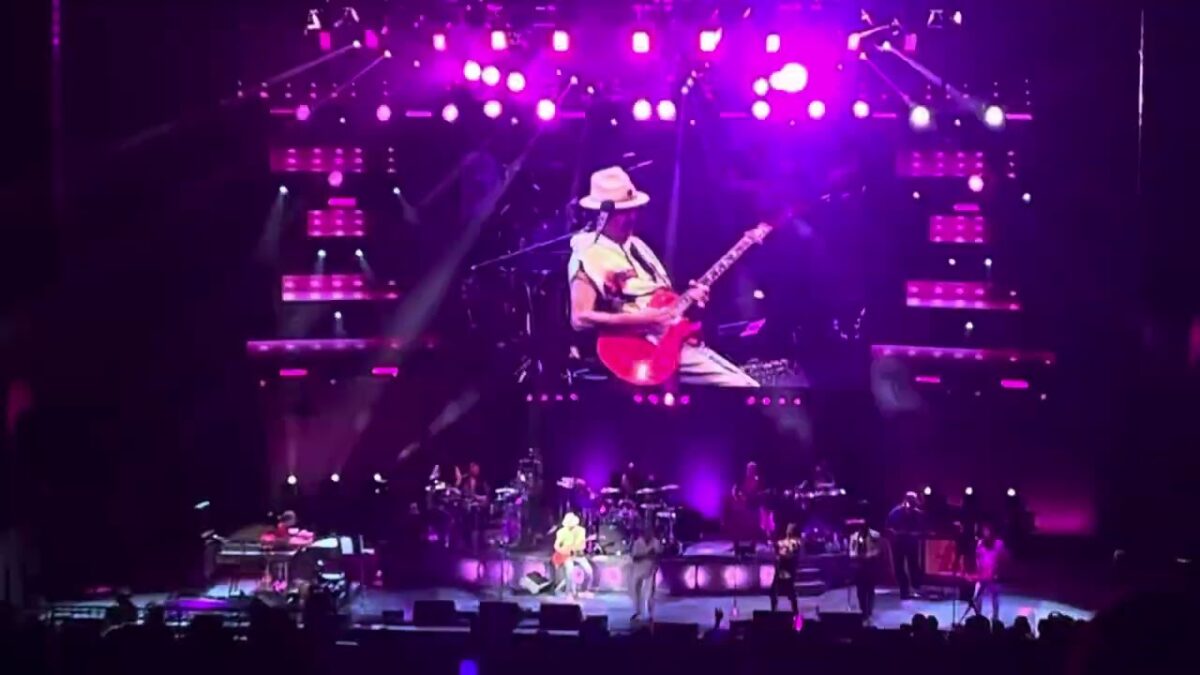 Santana Live At Mountain View Shoreline Amphitheater August 27, 2024 “Life Is For Living”