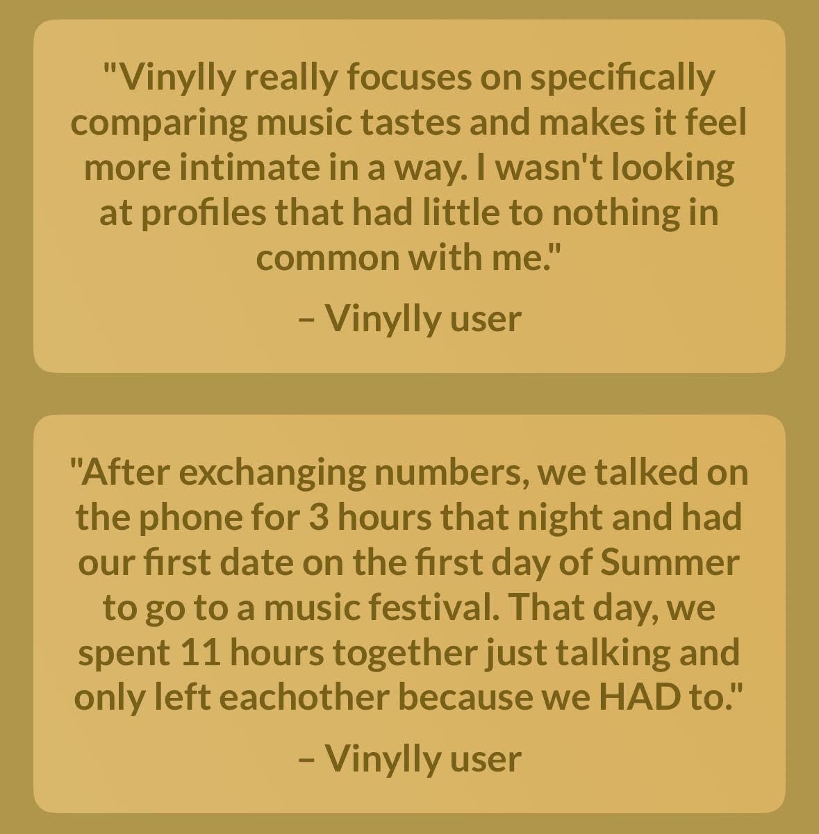 Vinylly user quotes v2