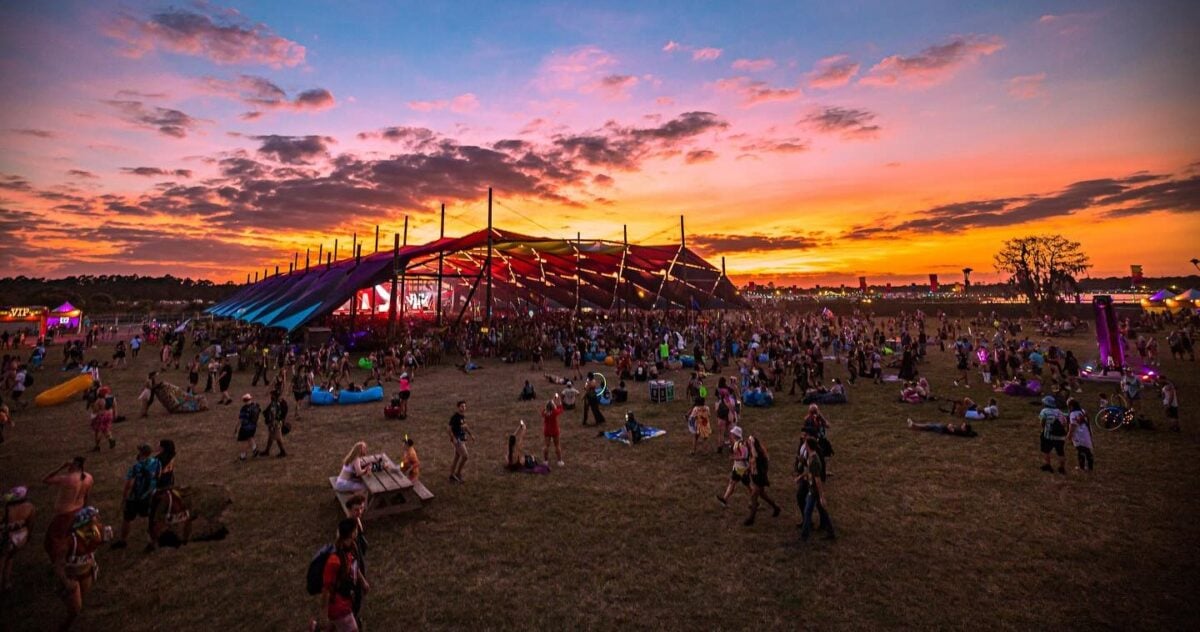 Okeechobee Music Festival 2023 sunset