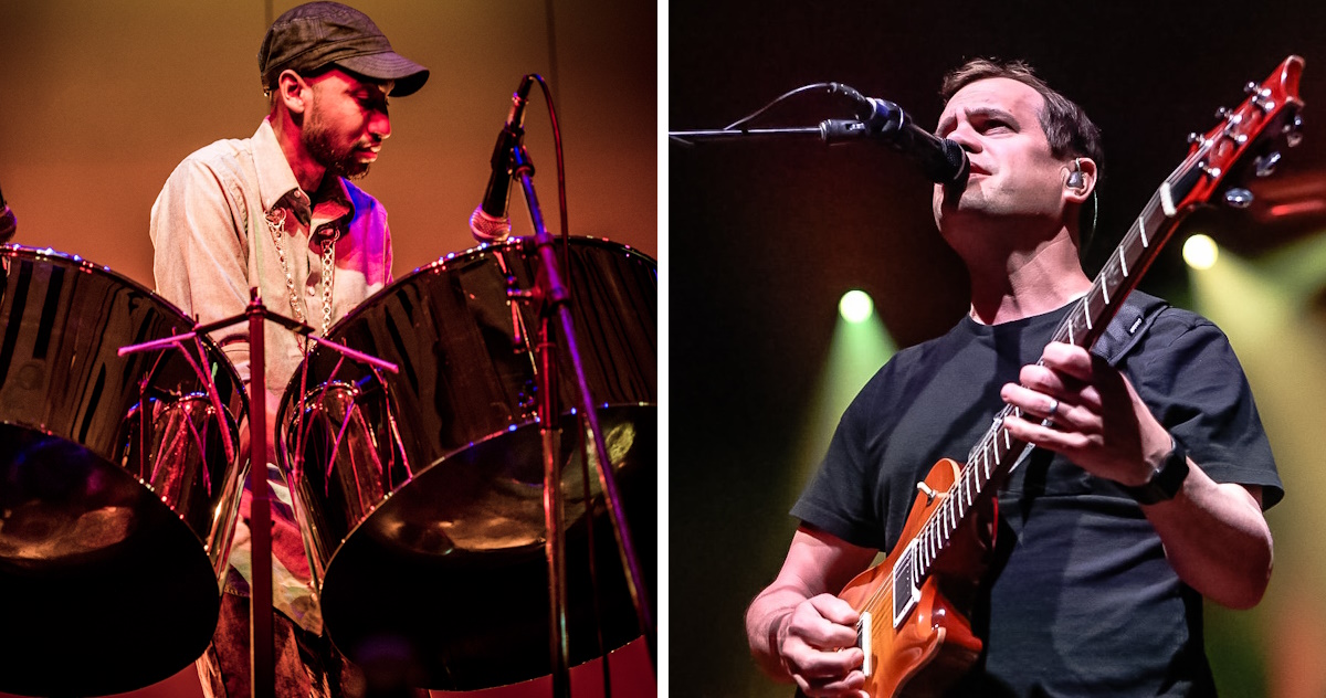 Umphreys McGee Jonathan Scales Steel Pans Asheville