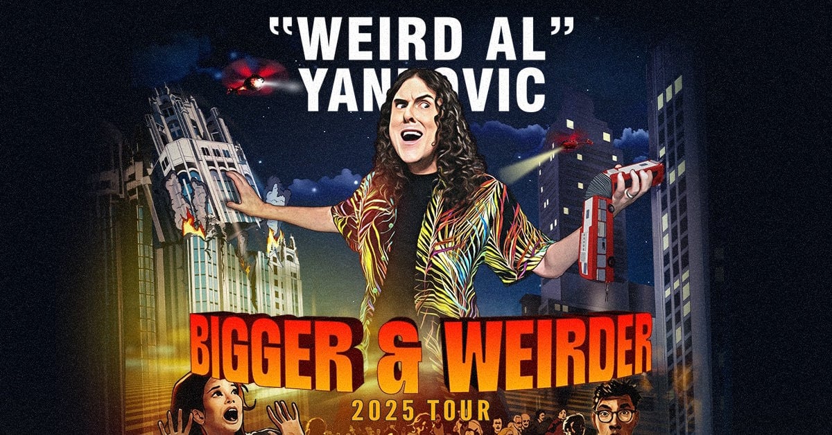 Weird Al Yankovic 2025 Bigger Weirder Tour Dates