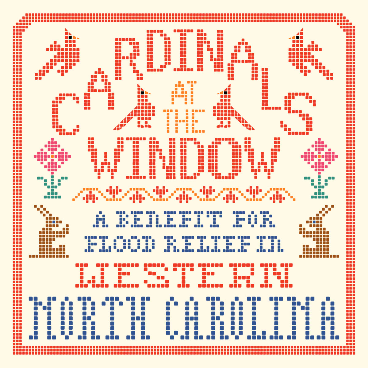 cardinals at the window