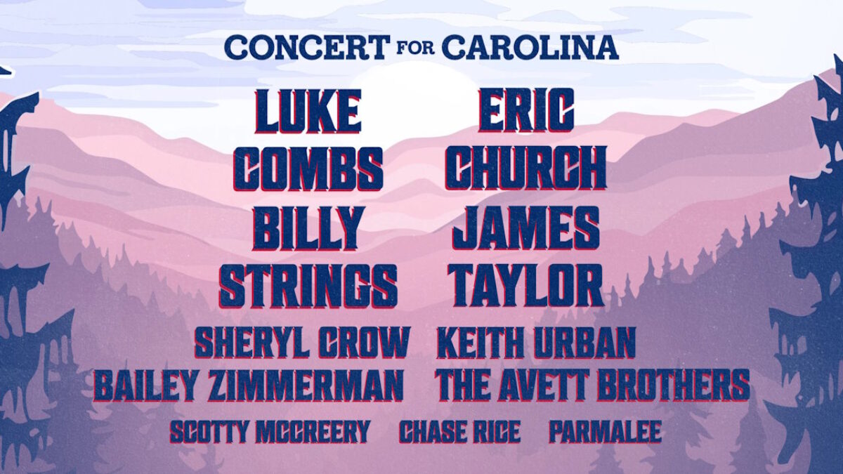 Watch The Concert For Carolina Benefit Live From Charlotte: Billy Strings, Avett Brothers & More