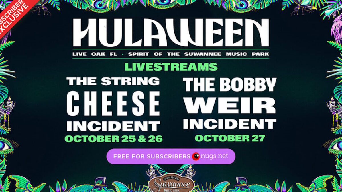 Suwannee Hulaween Livestreams Include The Bobby Weir Incident & String Cheese Incident Sets