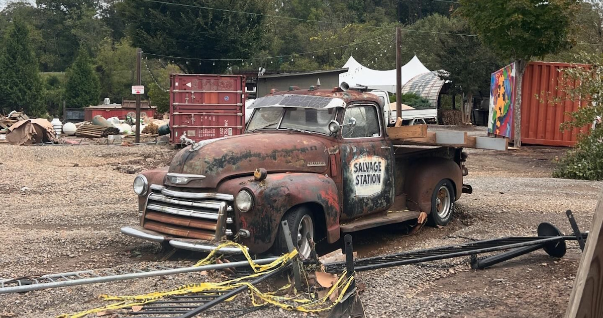 Hurricane Helene Recovery Salvage Station