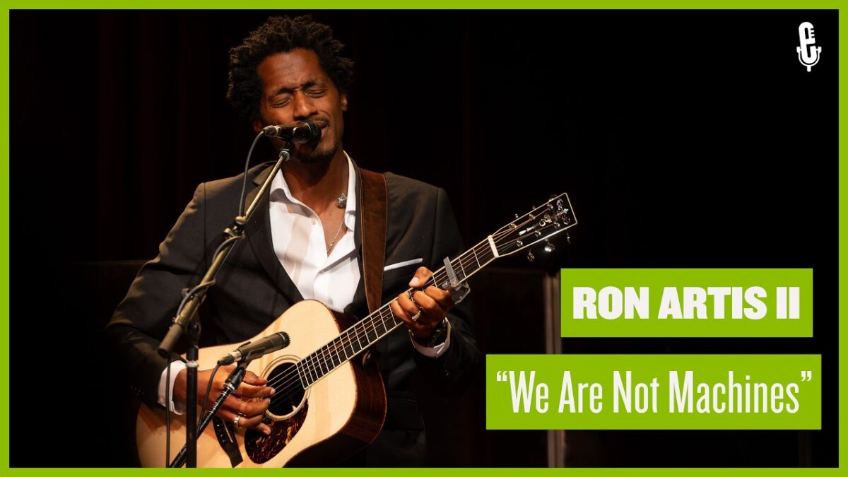 Ron Artis II - "We Are Not Machines" (live on eTown)