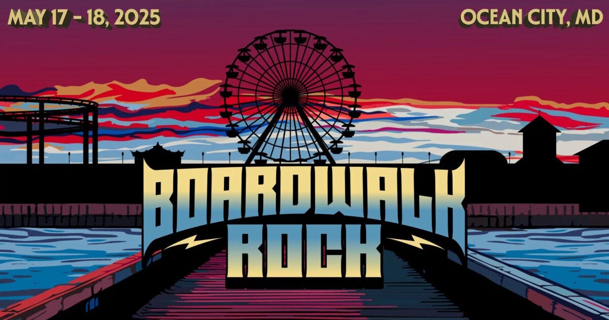 Boardwalk Rock Festival 2025 Logo