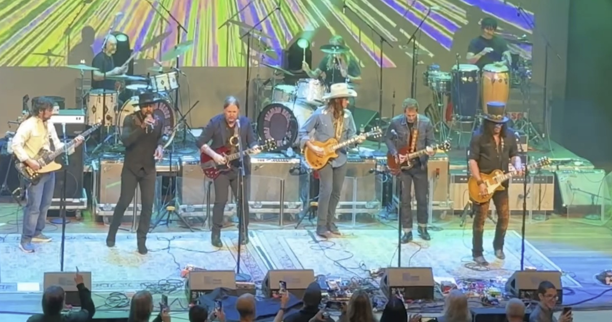 Slash Shreds With The Allman Betts Family Revival At The Ryman