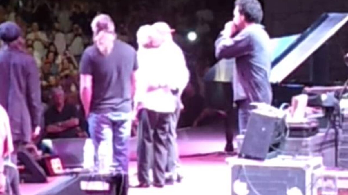 Amazing Grace Willie Nelson  President Jimmy Carter  in Atlanta backstage view..