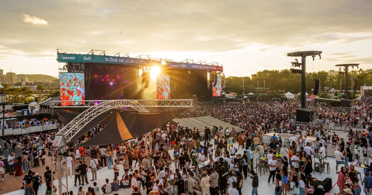 Osheaga sunset