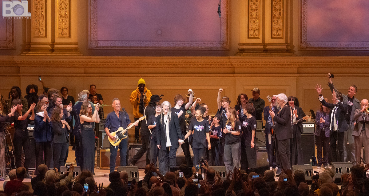 Bruce Springsteen, Michael Stipe Maggie Rogers Patti Smith Carnegie Hall Lasky