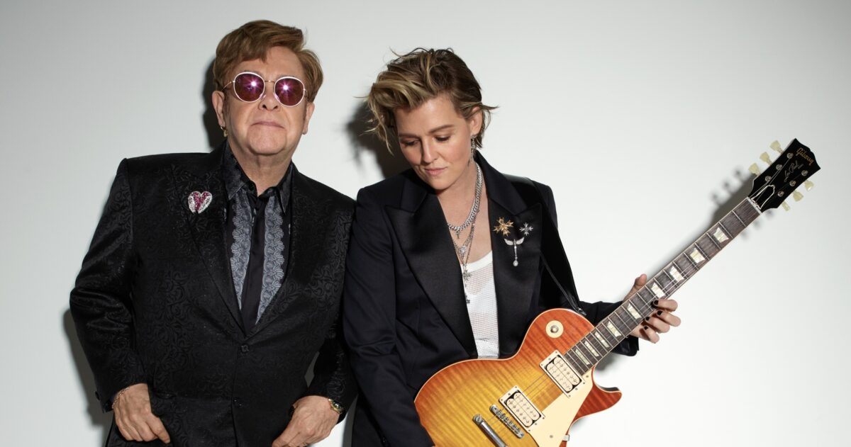 Elton John Brandi Carlile press MArch 2025