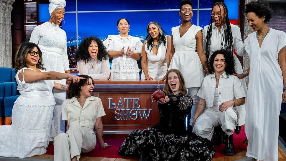 Paris Paloma Recruits Resistance Revival Chorus For U.S. TV Debut On ‘Colbert’