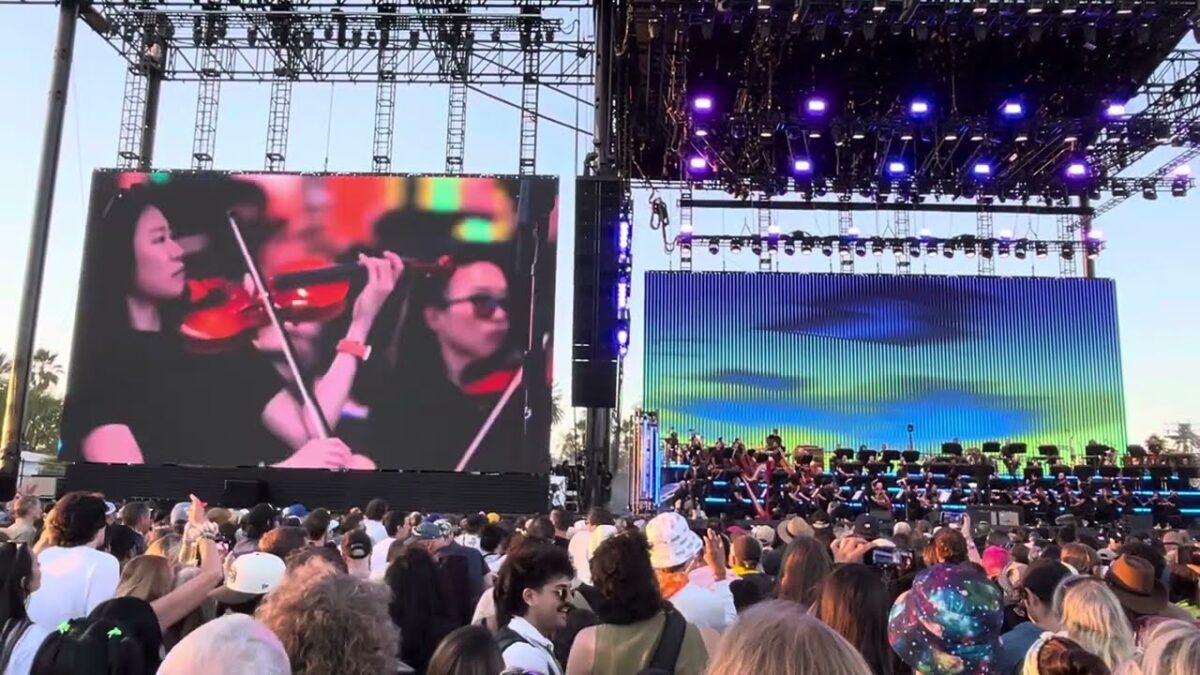Dave Grohl w/ LA Phil and Gustavo Dudamel @ Coachella ‘25