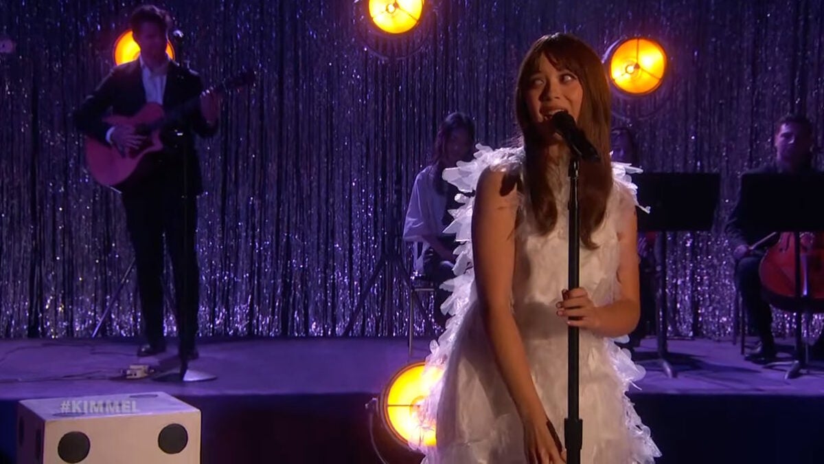 Laufey Rolls The Dice With Cinematic 'Tough Luck' Performance On 'Kimmel'
