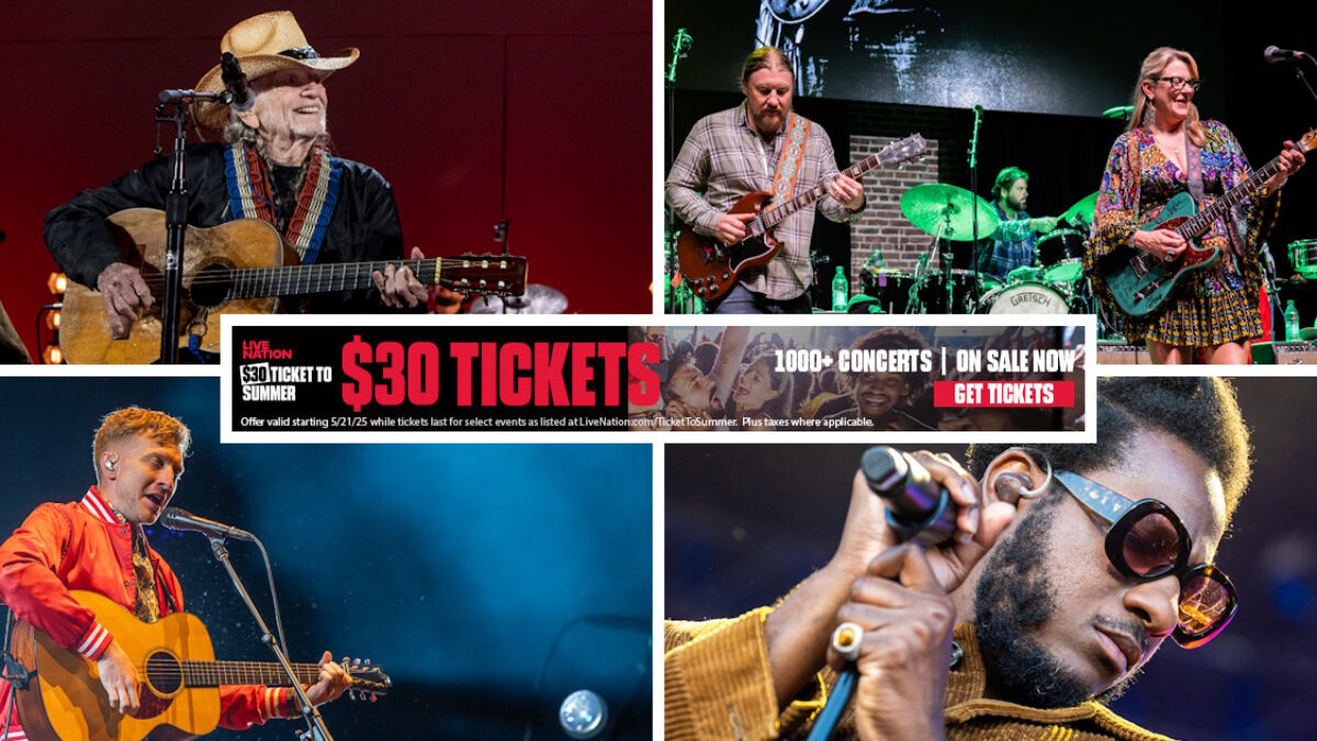 On Sale Today: Get Live Nation $30 Tickets To See Willie Nelson, Tedeschi Trucks Band & More