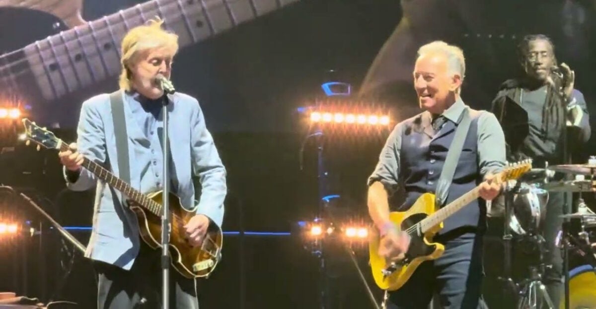 Bruce Springsteen Paul McCartney Liverpool