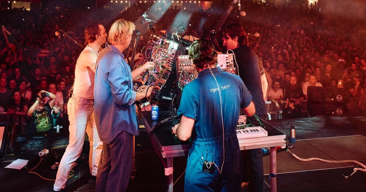 King Gizzard & The Lizard Wizard synth table 2025