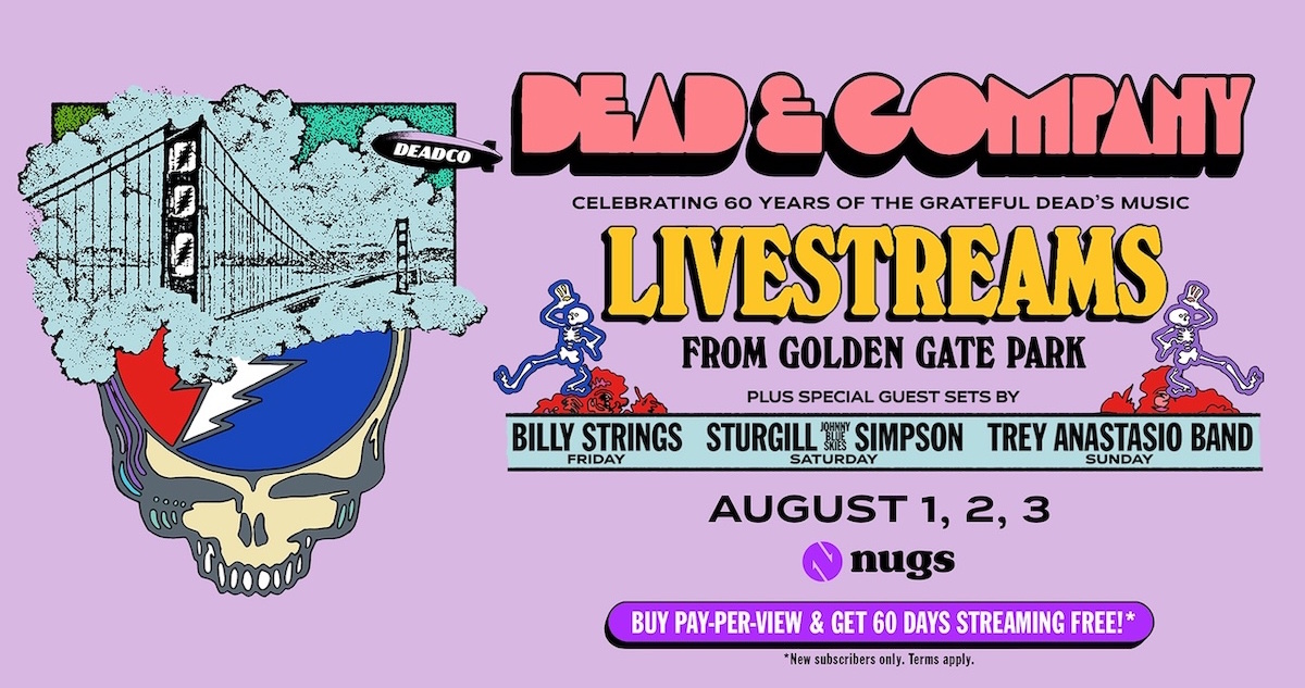 25th　ANNIVERSARY　LIVE　GOLDEN　YEARS　TOUR Dead & Company will celebrate 60 years of The Grateful Dead