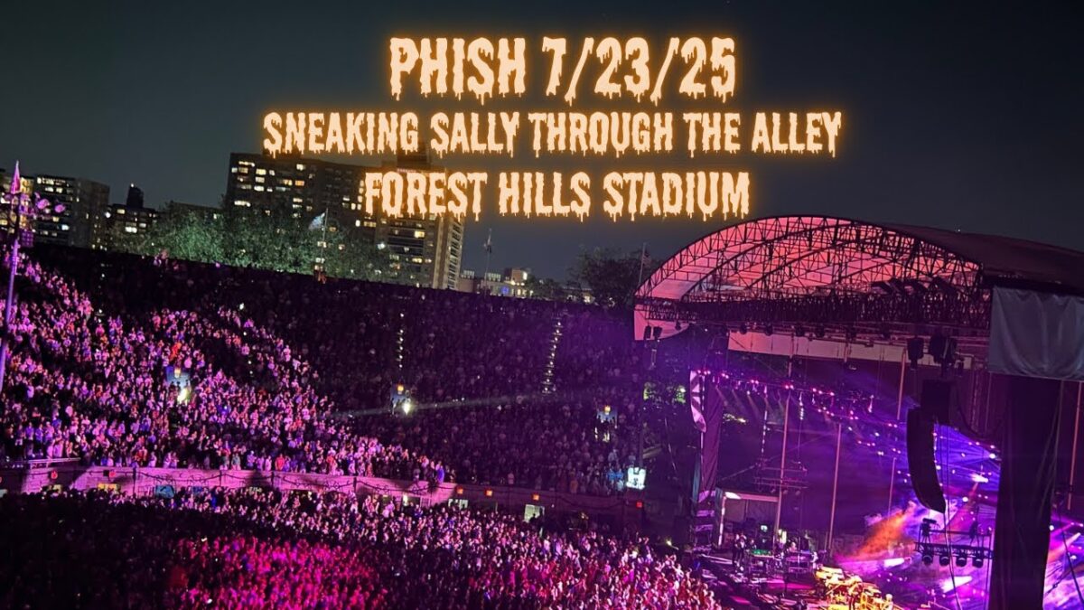 Phish “Sneakin’ Sally Through the Alley” 7/23/25 Forest Hills Stadium, Forest Hills, NY