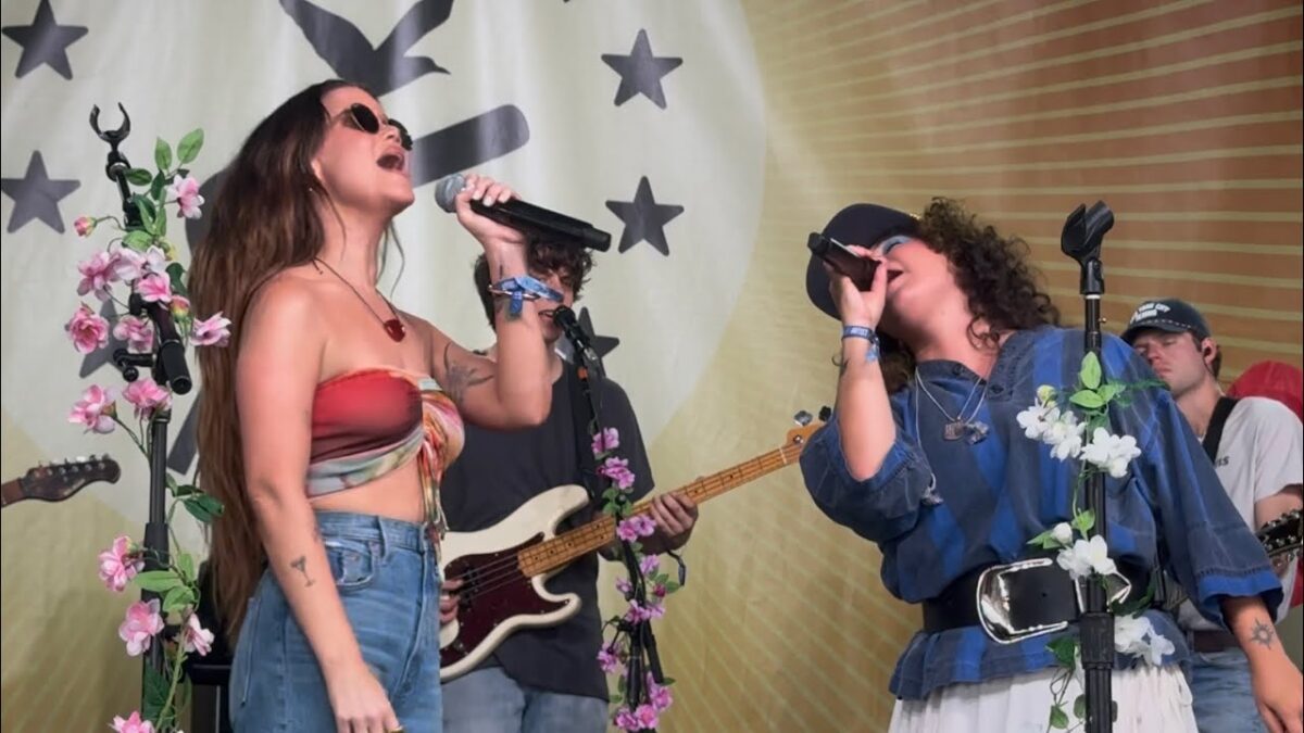 Remi Wolf and Maren Morris - Angel from Montgomery (John Prine Cover) - Newport Folk Festival, 2025