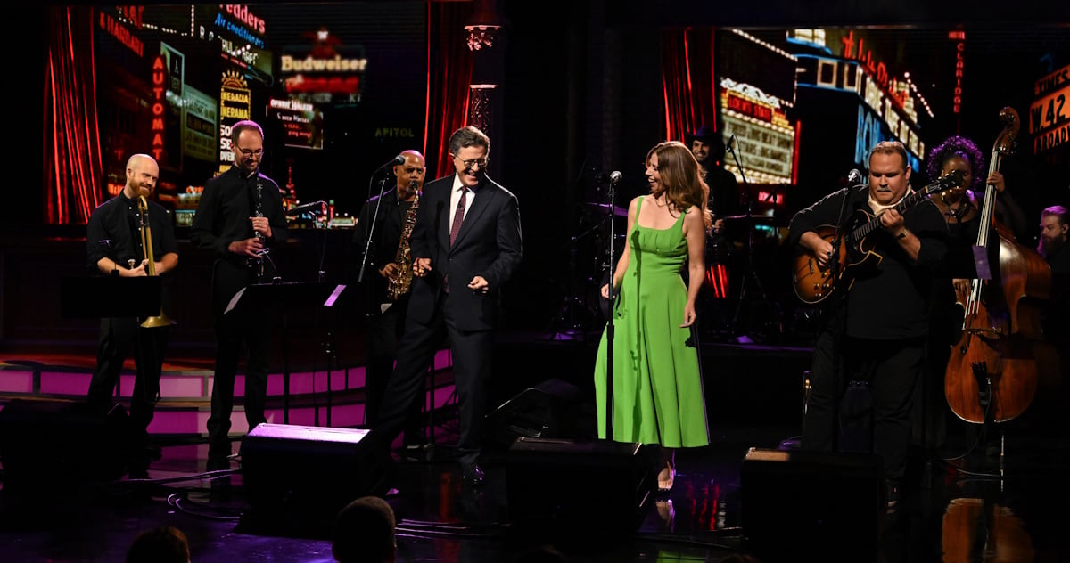 Stephen Colbert Rachael & Vilray Off Broadway