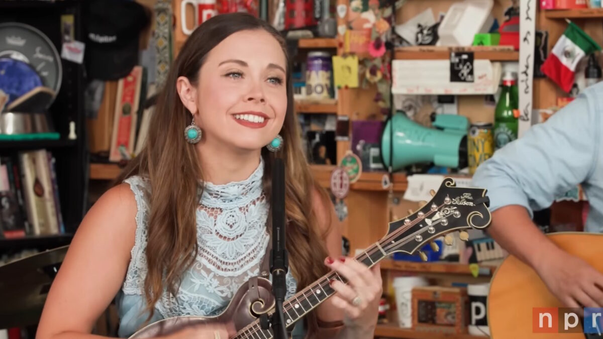 Watch Sierra Hull Turn NPR's 'Tiny Desk' Into A Bluegrass Haven