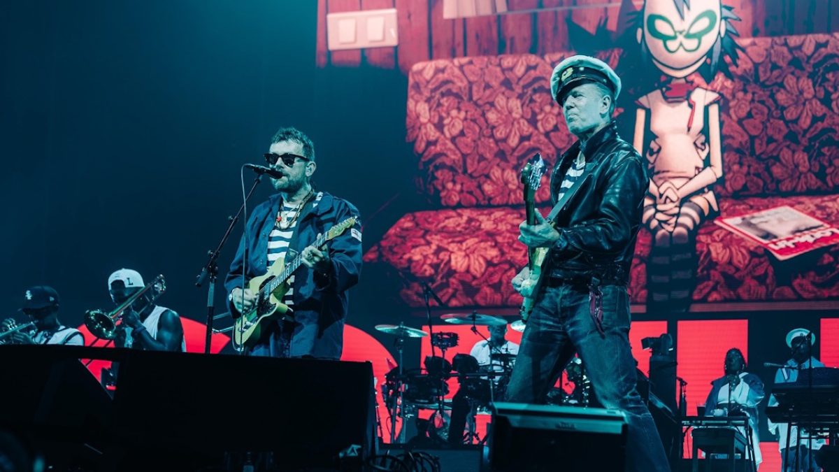 Gorillaz Debut 'The Fall' Tracks & Perform 'Plastic Beach' In London