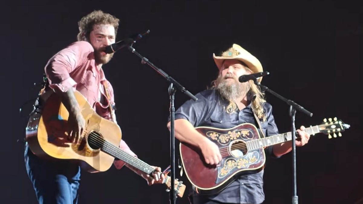 Chris Stapleton Makes Surprise Appearance With Post Malone In Paris