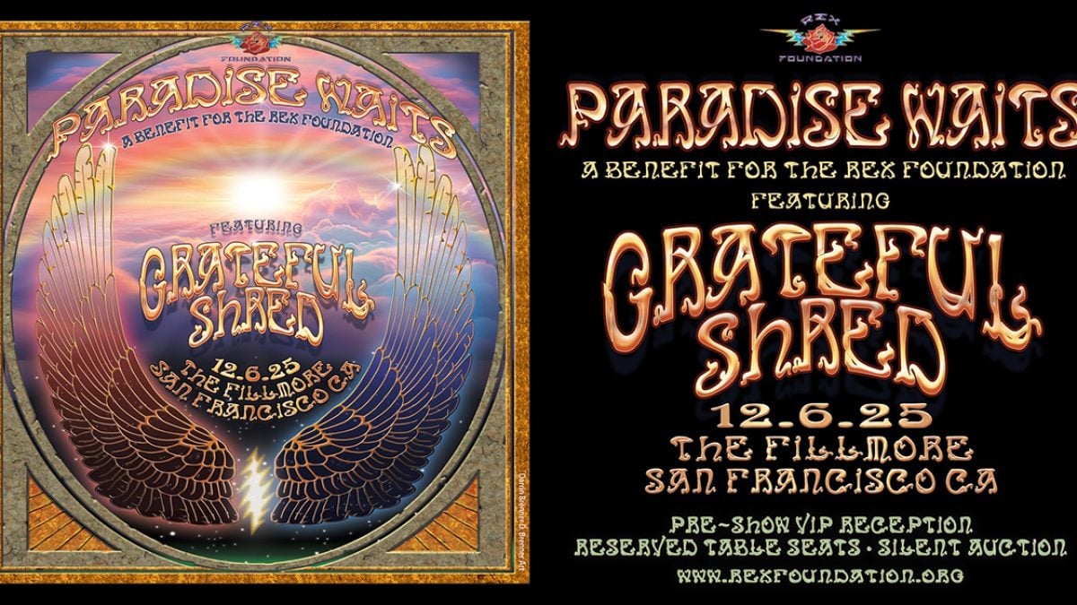 Grateful Shred To Host Paradise Waits Rex Foundation Benefit At The Fillmore