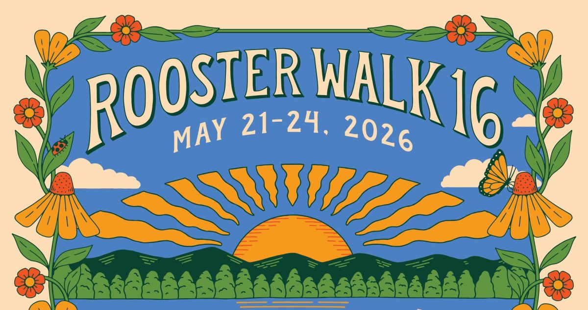 rooster Walk 2026 poster
