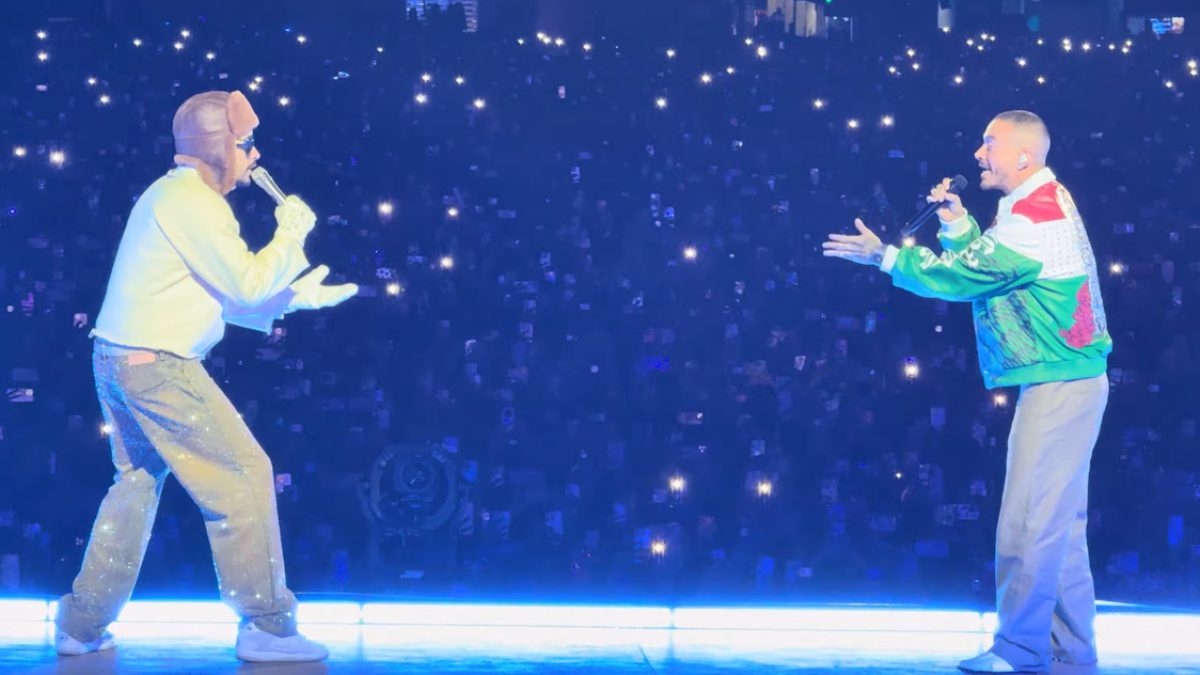 Bad Bunny & J Balvin Address Past Feud & Share Stage Together In Mexico City
