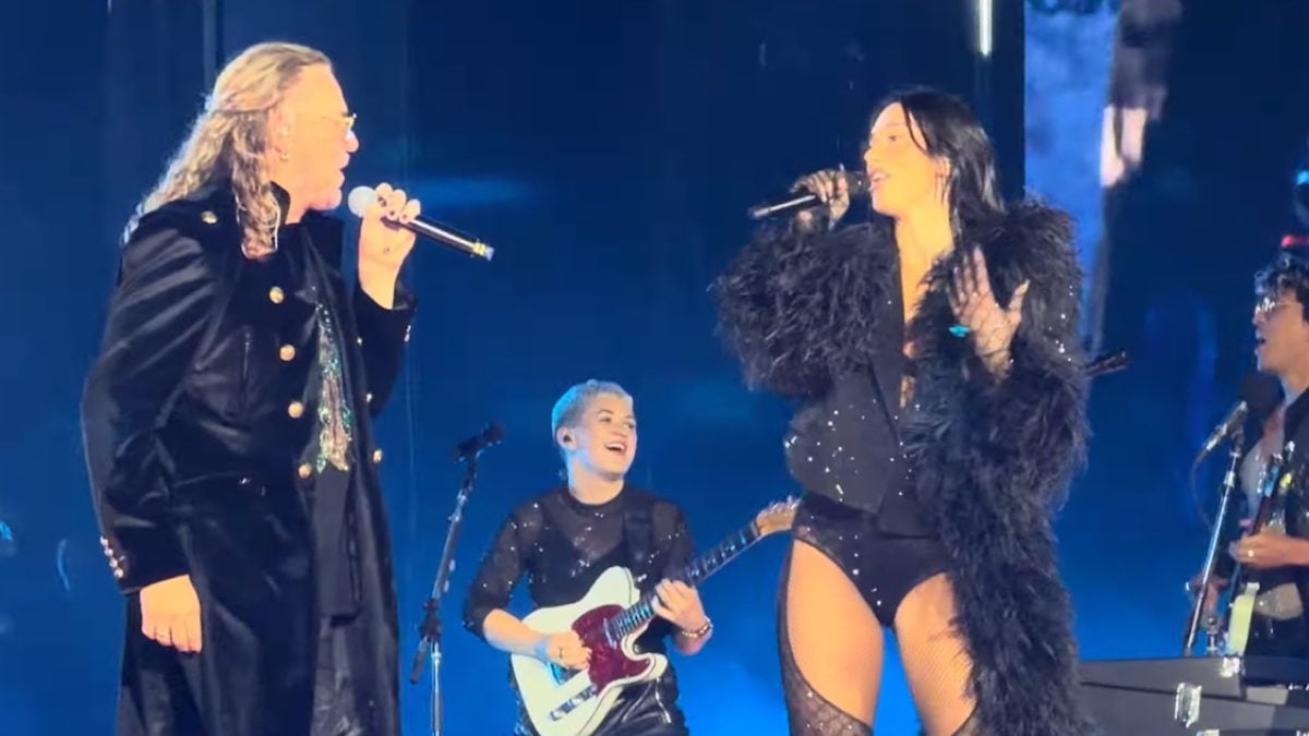 Maná’s Fher Olvera Performs With Dua Lipa In Mexico City