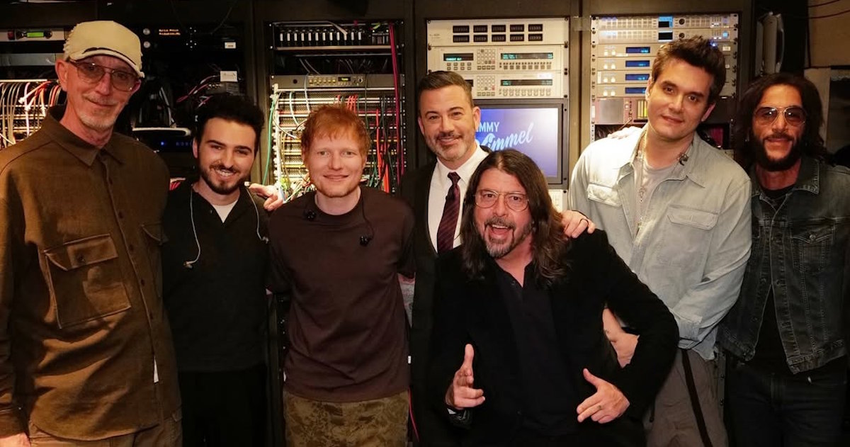 Ed Sheeran Jimmy Kimmel Live Dave Grohl John Mayer
