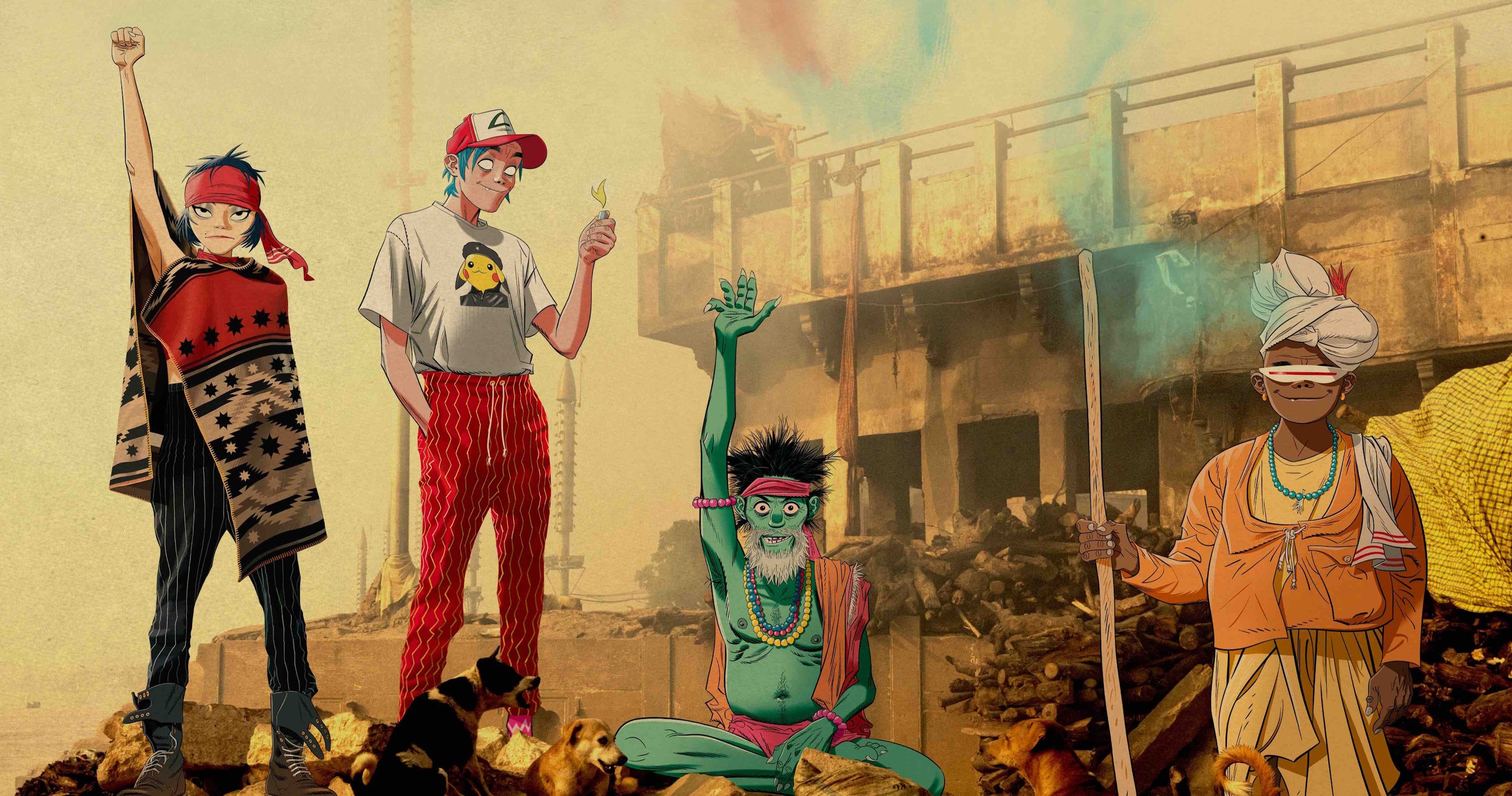 Gorillaz Share Pair Of Guest-Aided 'The Mountain' Singles