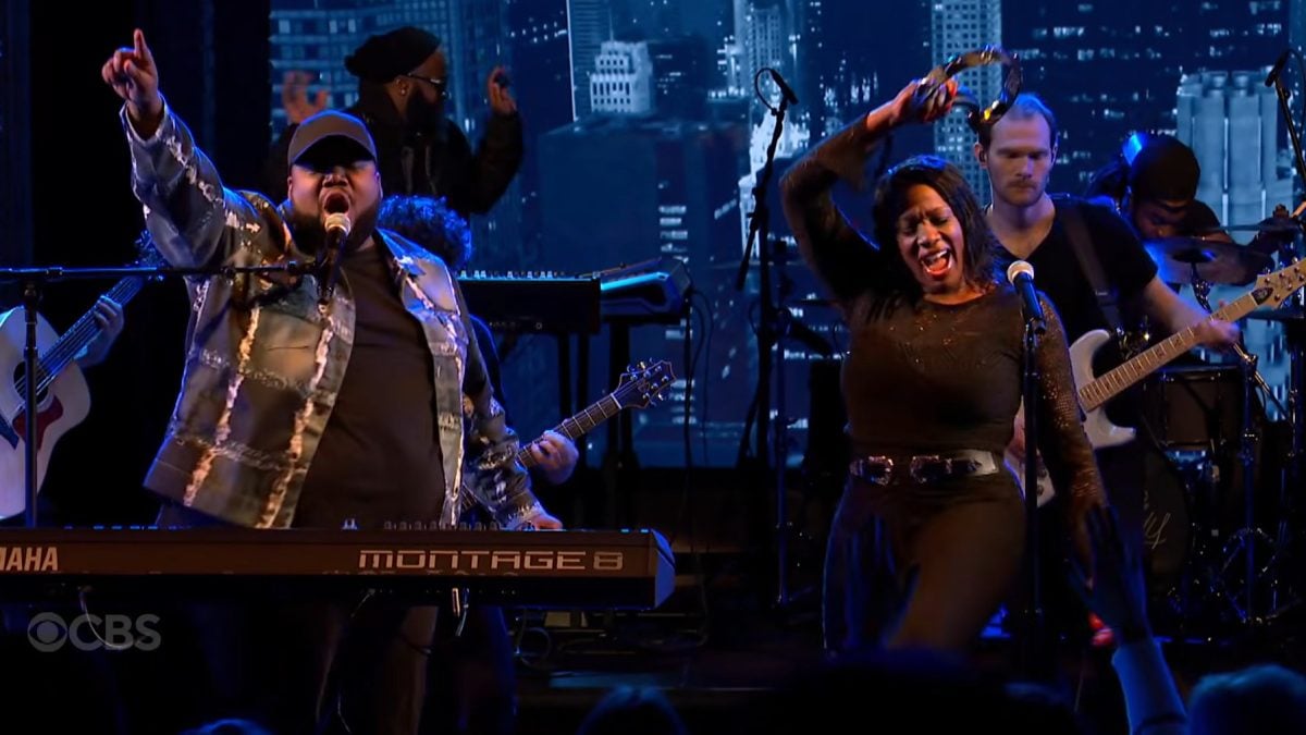 Watch The War & Treaty Cover Elton John Classic On 'The Late Show'