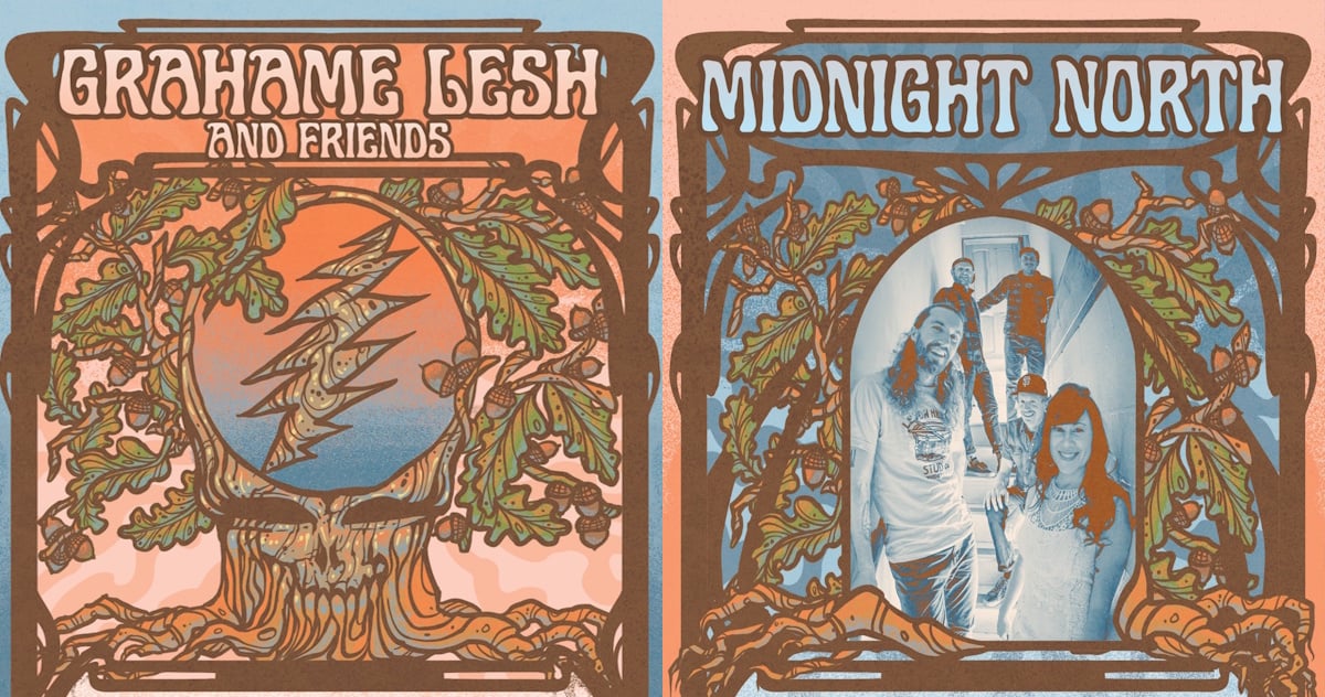 Grahame Lesh Friends Midnight North Logos