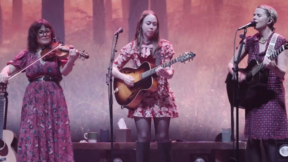 Watch I'm With Her Make 'Colbert' Debut With Harmonious Paul Simon Cover
